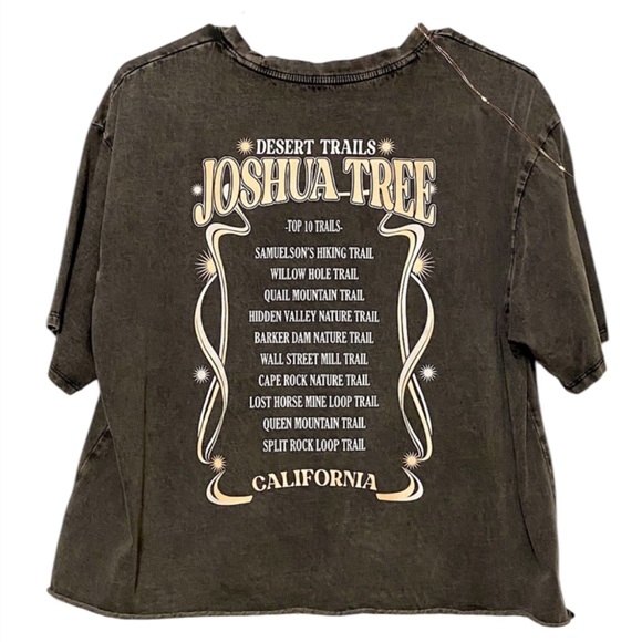 ᴏɴᴄᴇ-ᴡᴏʀɴ Joshua Tree National Park Crop Tee - Picture 2 of 5